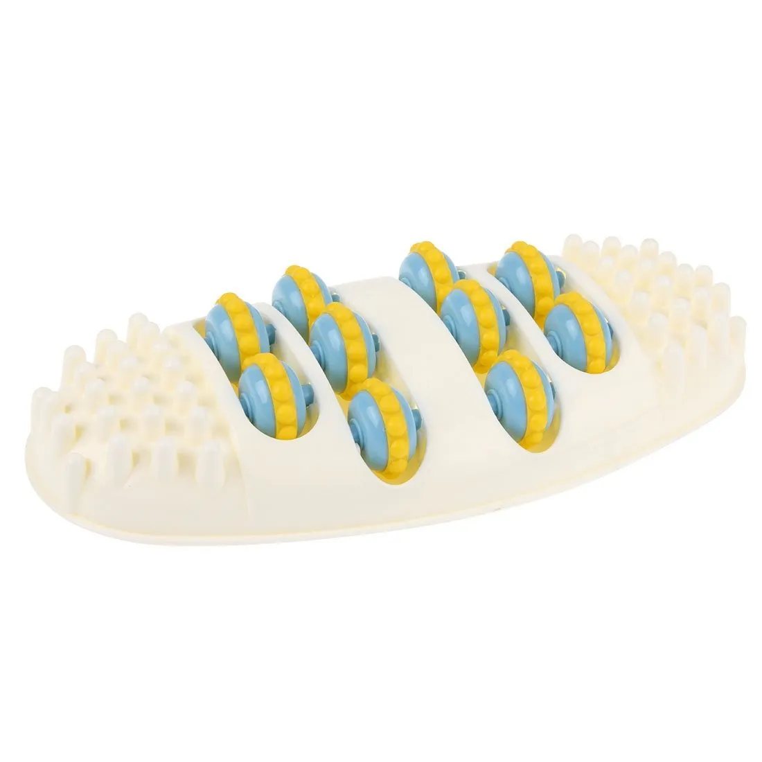 Roller Foot Massager - simple but effective mechanical roller foot massager to relieve tired feet. Also helps with plantar fasciitis, foot and heel pain. Great Circulation Booster!