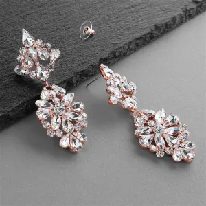 Rose Gold Dangling Earrings