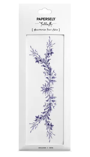 Rosy and Daisy - Chain Temporary Tattoo