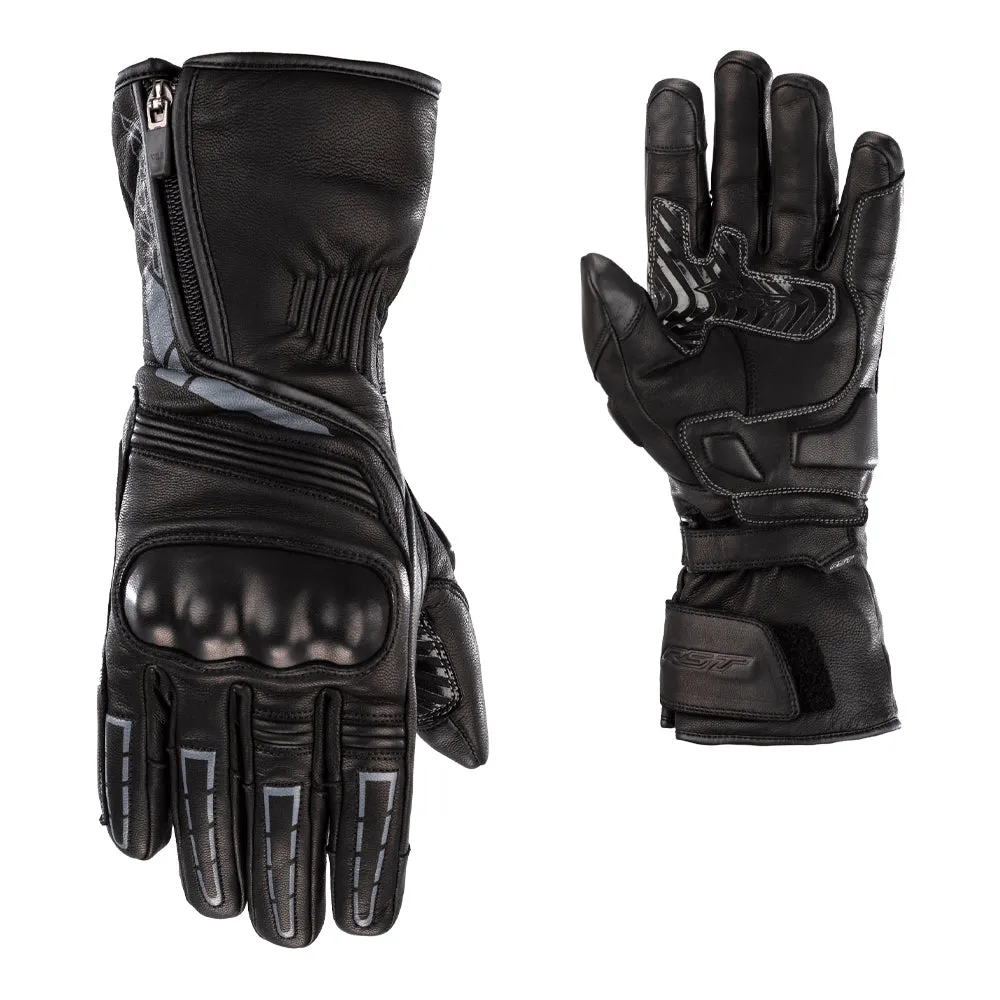 RST STORM 2 CE LEATHER WP GLOVE [BLACK]