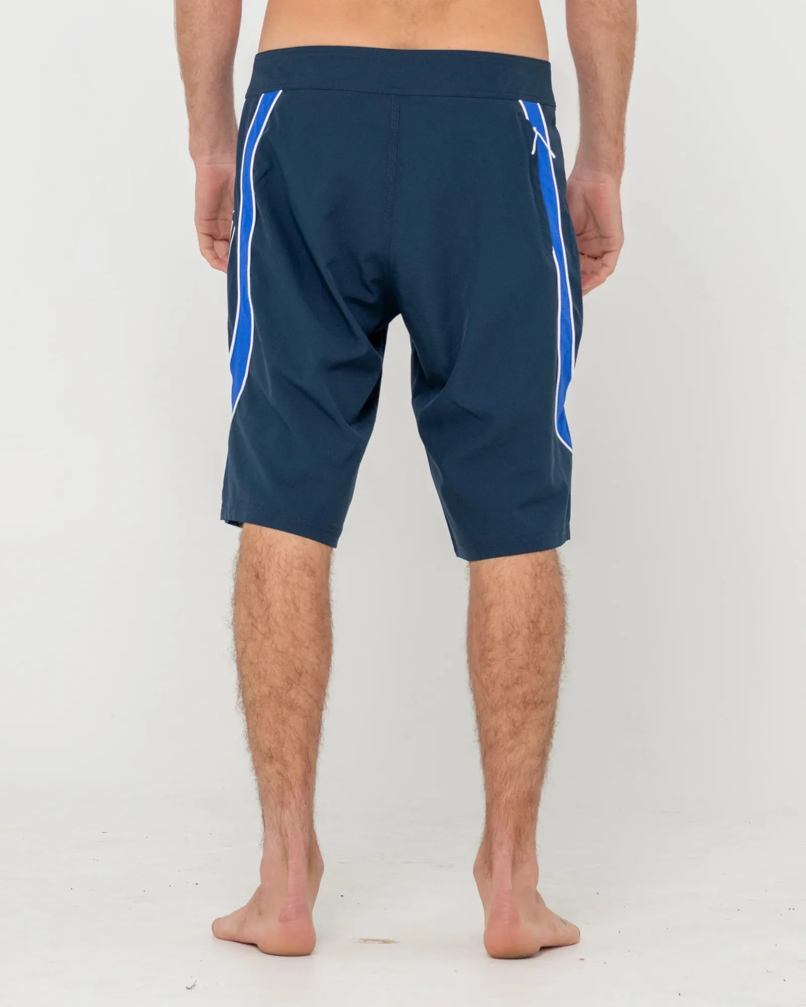 Rusty Charger Boardshort - Navy Blue/Royal Blue