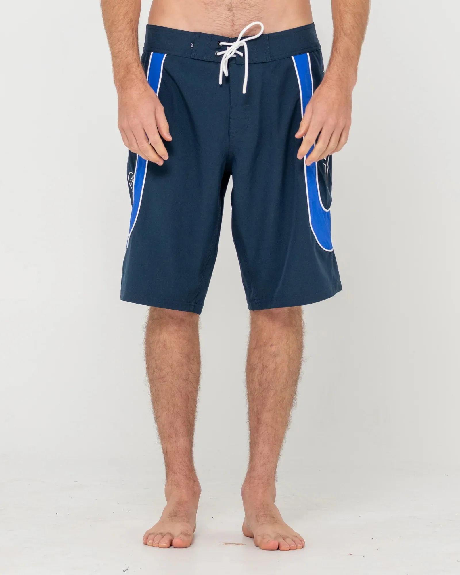 Rusty Charger Boardshort - Navy Blue/Royal Blue