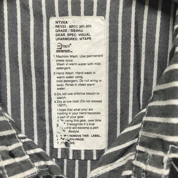 [S] WTaps SS05 B.C. Soda S/S Shirt Grey