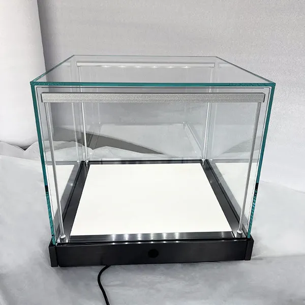 S135 Black Jewellery Countertop Display Case LED Light