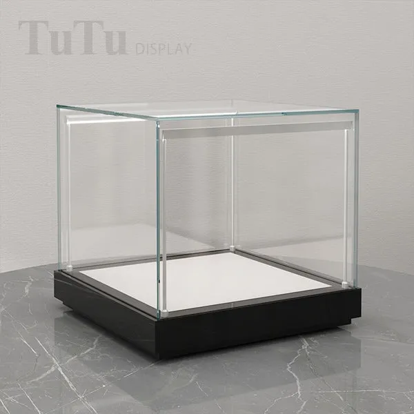 S135 Black Jewellery Countertop Display Case LED Light