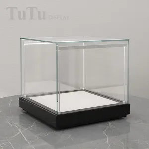 S135 Black Jewellery Countertop Display Case LED Light