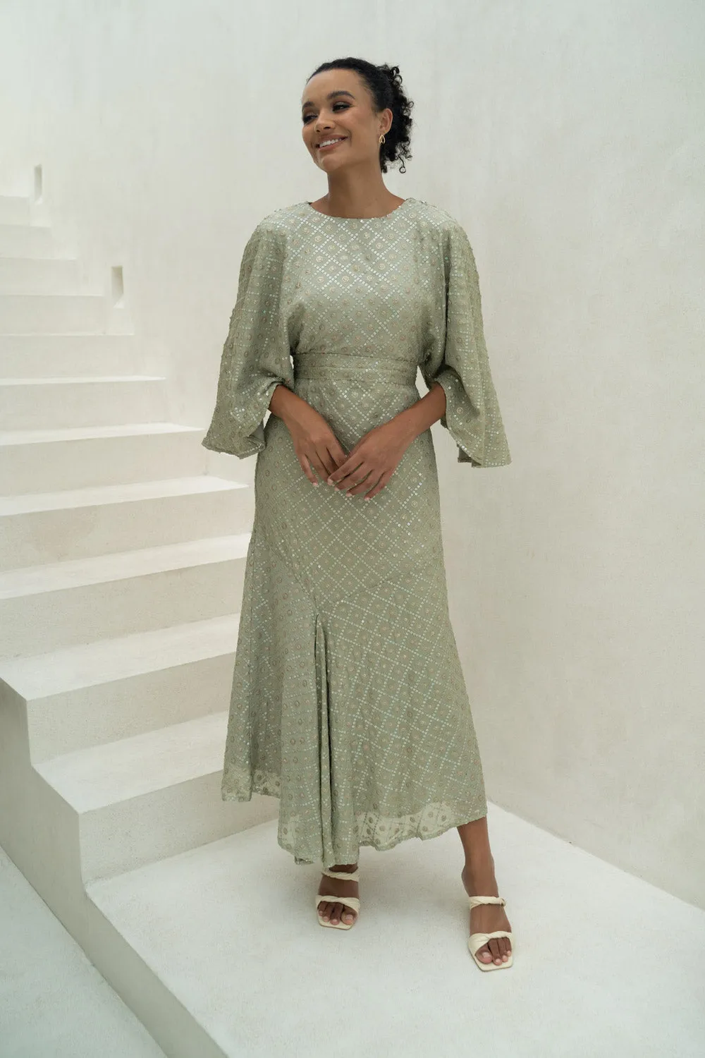 Sage Starlight Dress