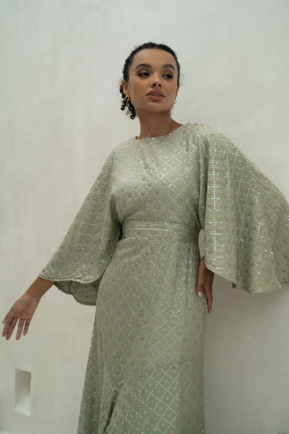 Sage Starlight Dress