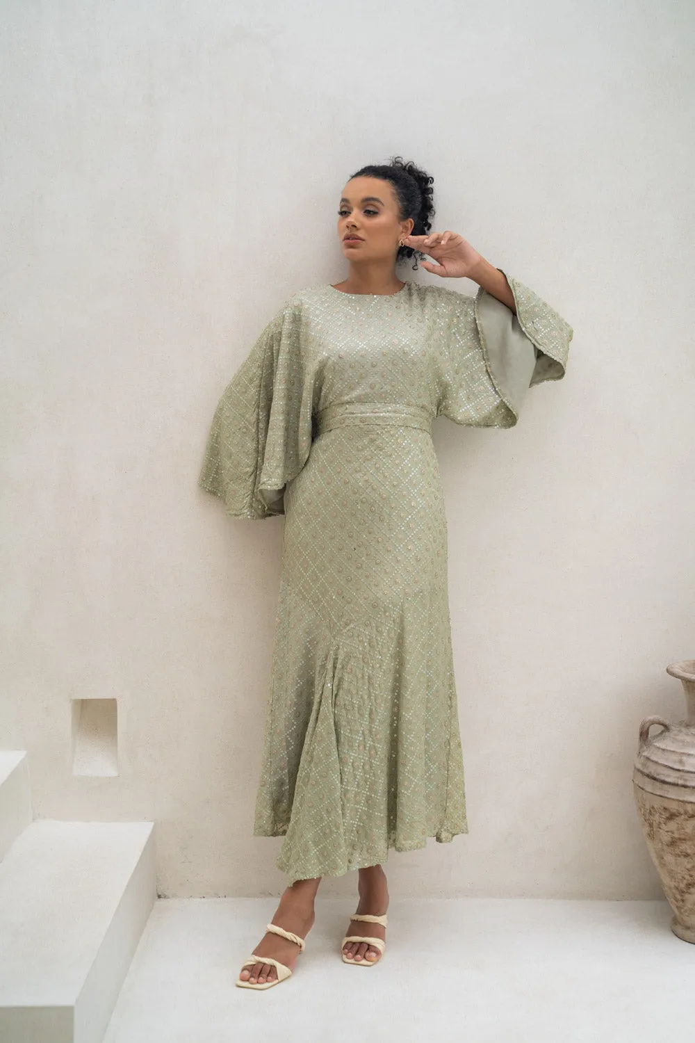 Sage Starlight Dress