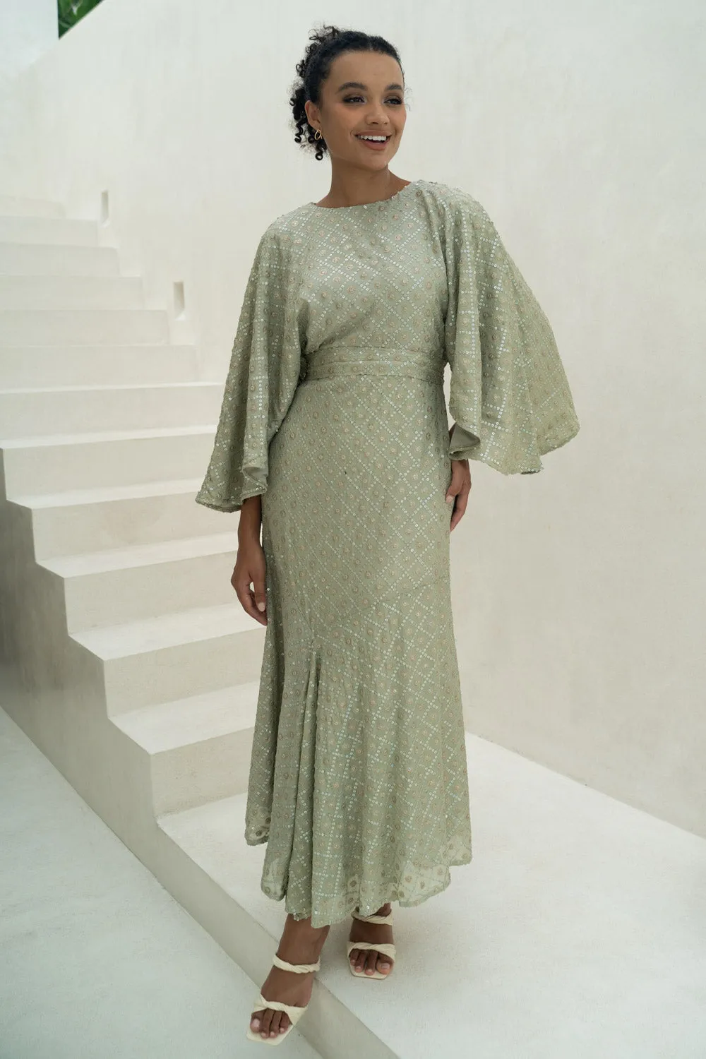 Sage Starlight Dress