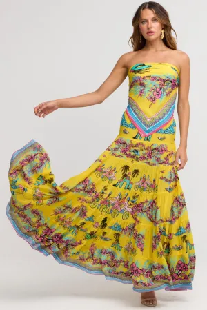 Saigon Sunsets Maxi Skirt