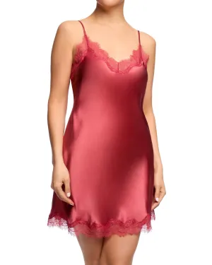 Sainted Sisters - Scarlet Silk Chemise - Desert Rose