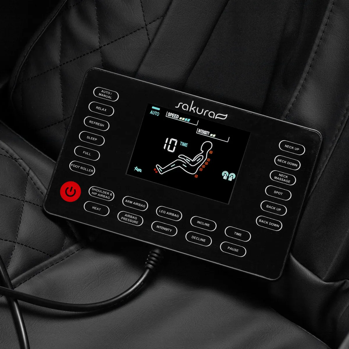 Sakura massage chair Standard 801 black and red