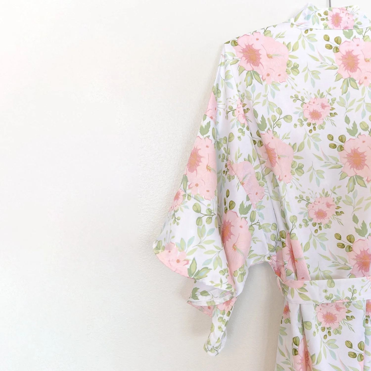 Satin Silky Monogrammed Robe - 3 Colors