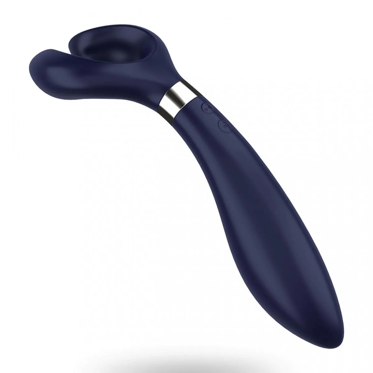 Satisfyer Partner Multifun Vibrator 3 - Navy Silicone Premium Multi Vibrator