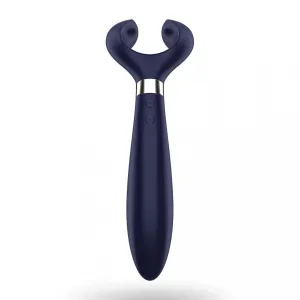 Satisfyer Partner Multifun Vibrator 3 - Navy Silicone Premium Multi Vibrator