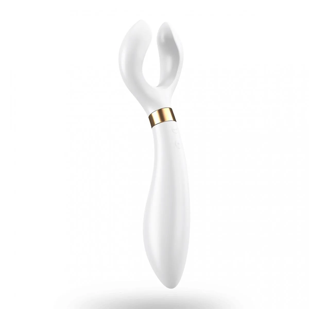 Satisfyer Partner Multifun Vibrator 3 - White Silicone Multi-Use Vibrator