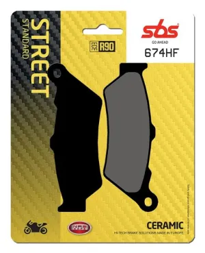 SBS 674HF Front/Rear Brake Pads