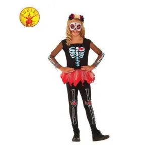 Scared To The Bone Skeleton Costume Size 6 8