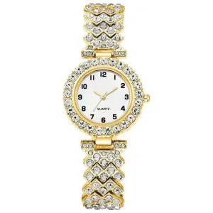 Scarlett - Elegant Diamond Accents Women's Watch Bracelet