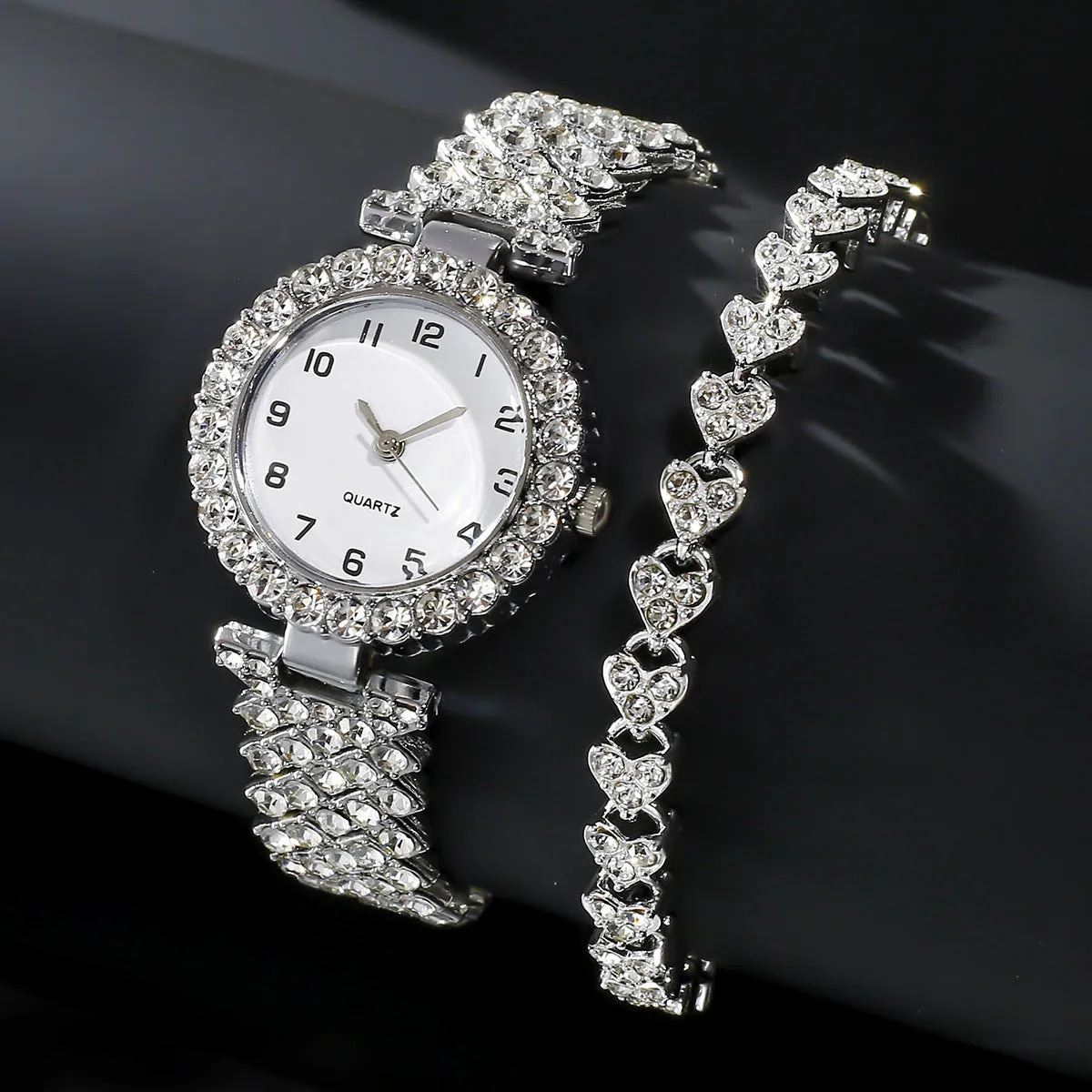 Scarlett - Elegant Diamond Accents Women's Watch Bracelet