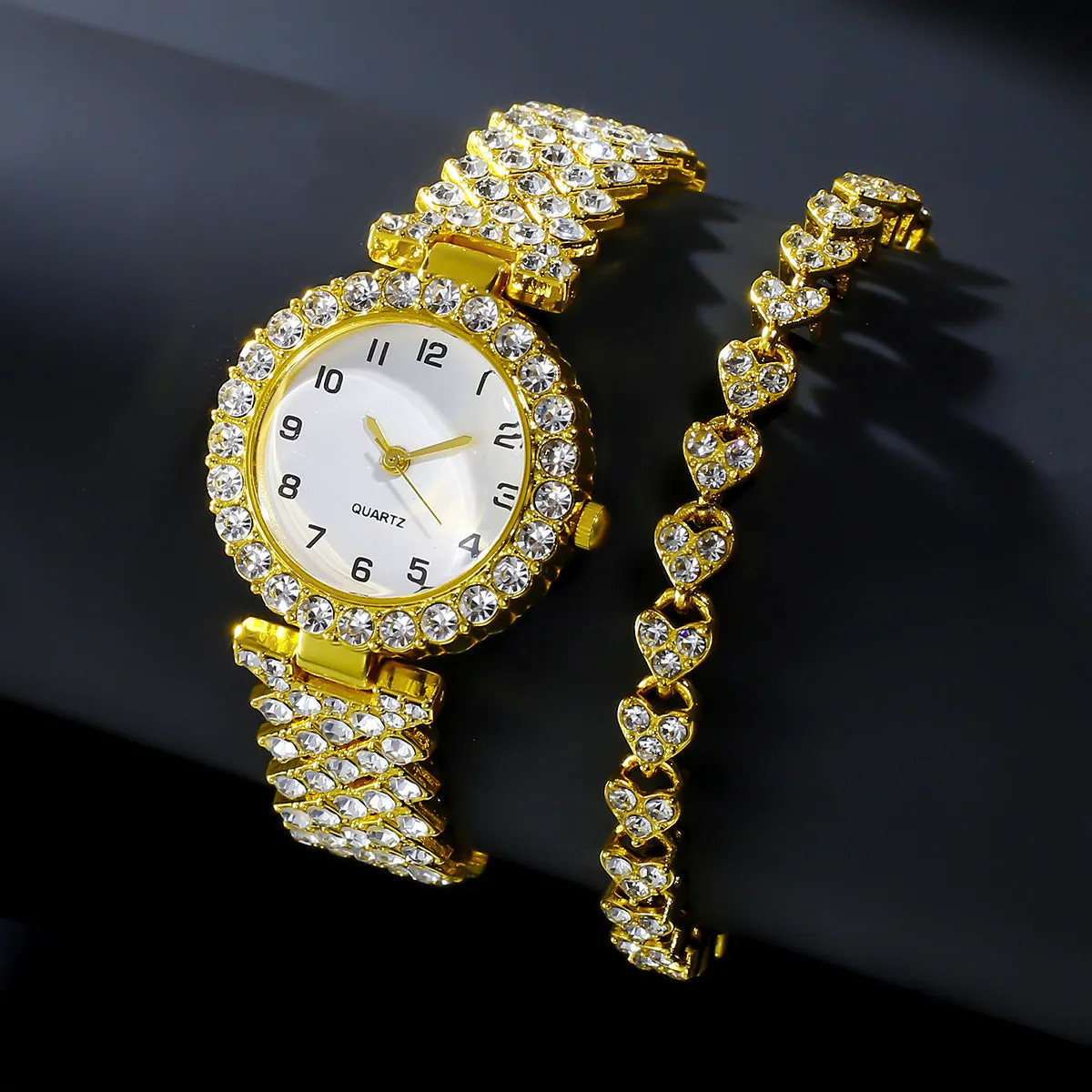 Scarlett - Elegant Diamond Accents Women's Watch Bracelet