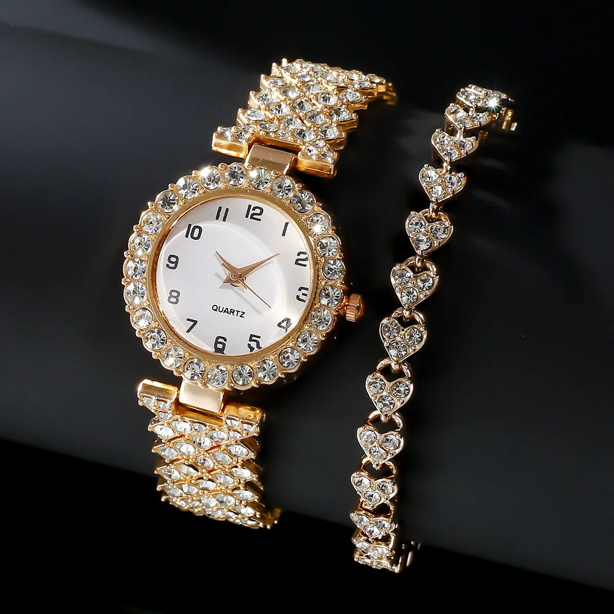 Scarlett - Elegant Diamond Accents Women's Watch Bracelet