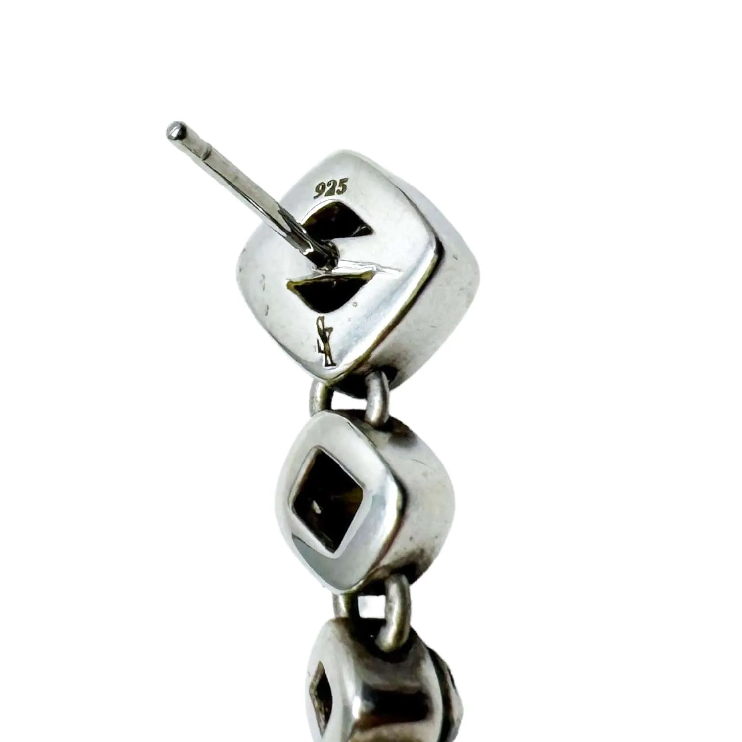 SCOTT KAY Sterling Silver Diamond & Freshwater Pearl Drop Earrings