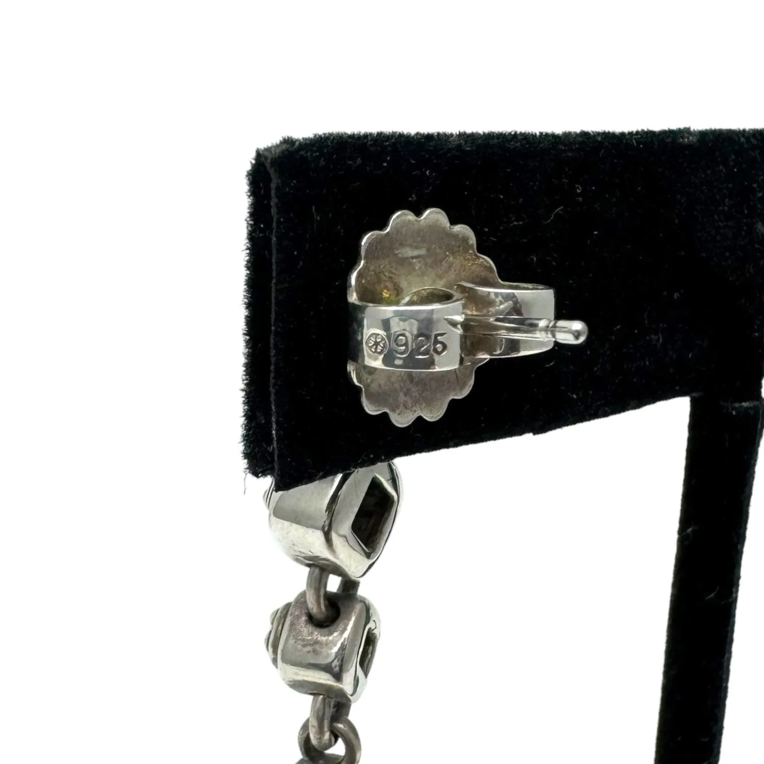 SCOTT KAY Sterling Silver Diamond & Freshwater Pearl Drop Earrings