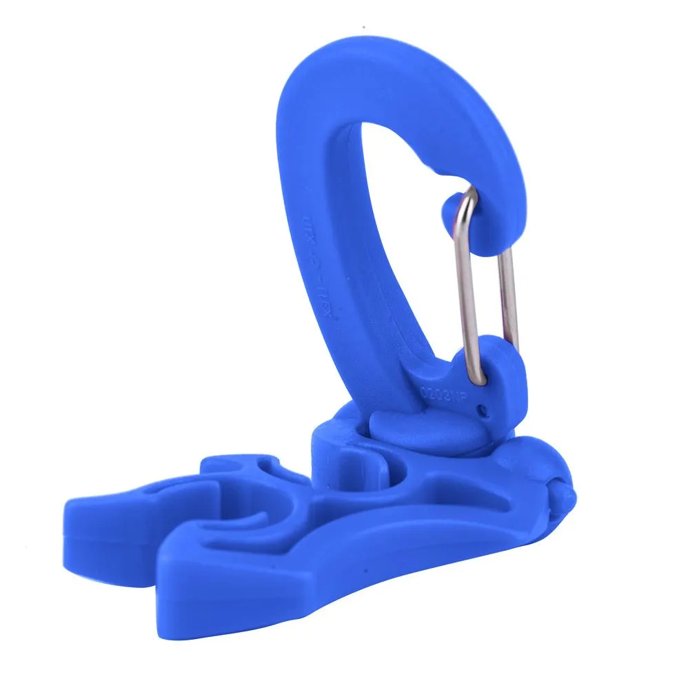 Scuba Diving Regulator Double BCD Hose Holder with Clip Buckle Hook