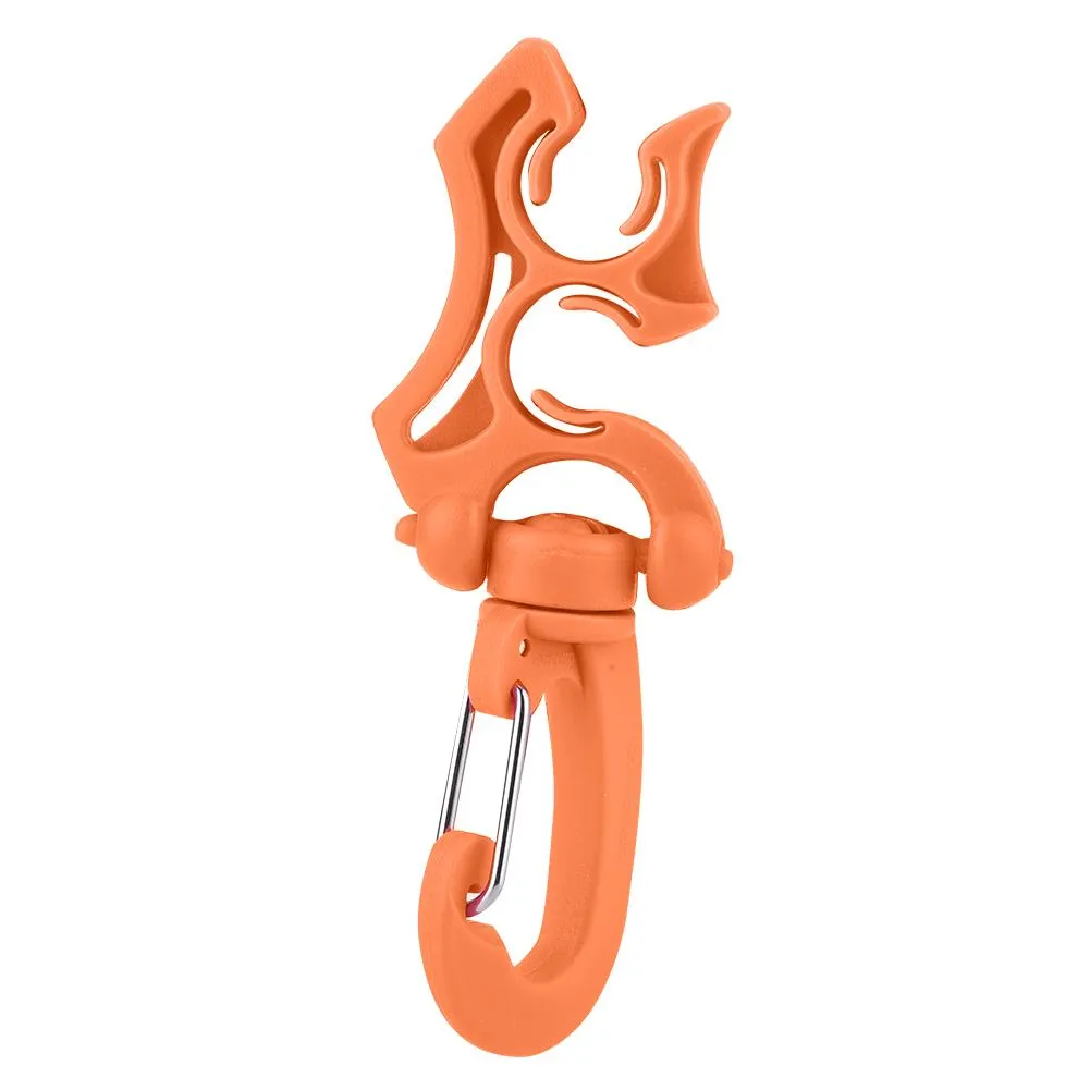 Scuba Diving Regulator Double BCD Hose Holder with Clip Buckle Hook