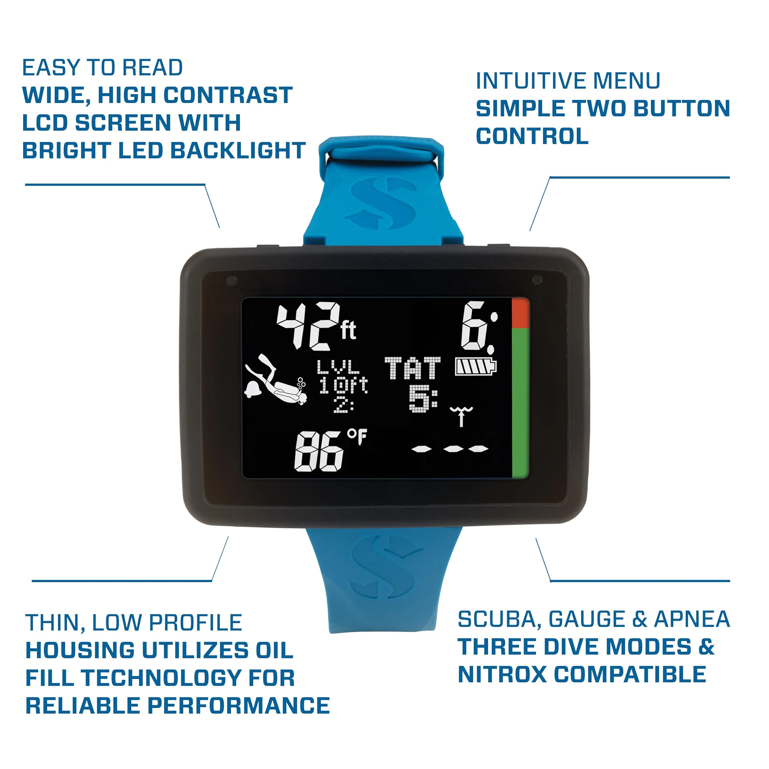 SCUBAPRO Luna 2.0 Wrist Dive Computer