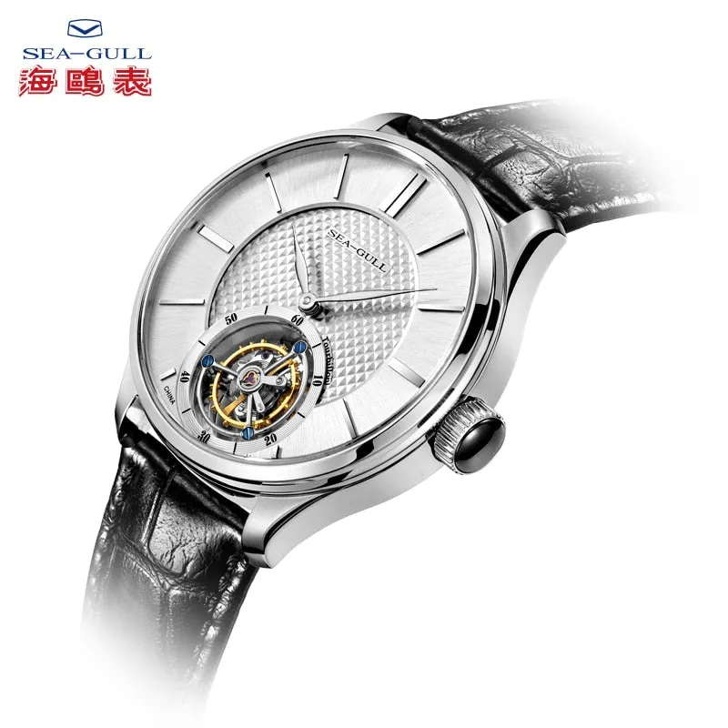 SEA-GULL manual mechanical watch with Tourbillon complication. Calibre : ST8260 Model : 818.860