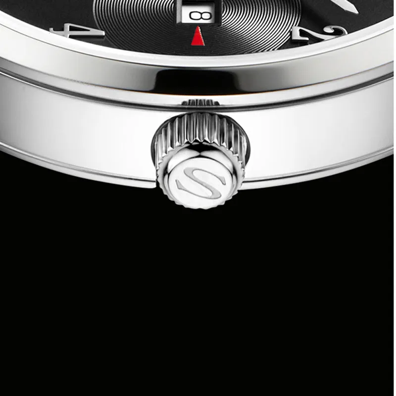 Seagull 42mm 3 Hands Business Men's Automatic Dress Watch Sapphire Crystal 819.13.1006