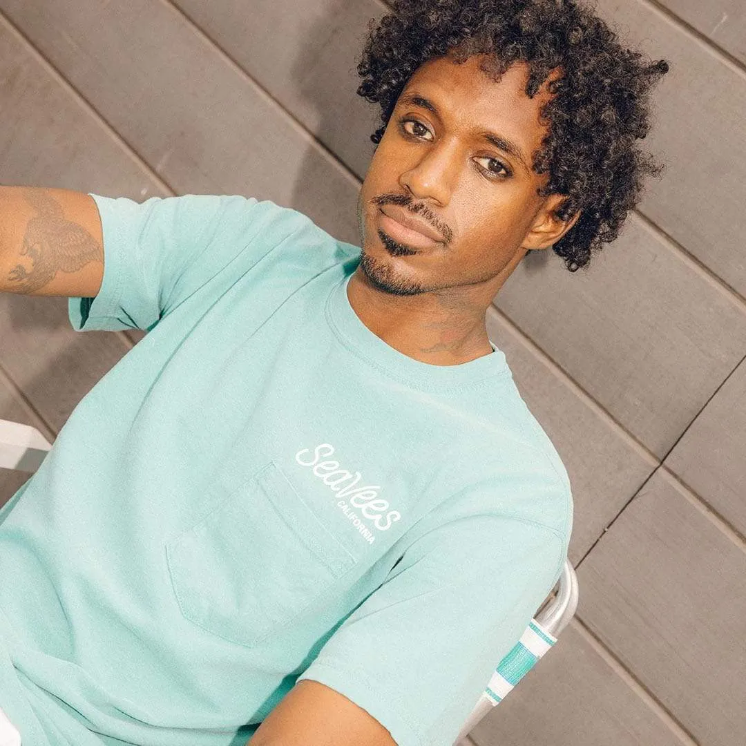 SeaVees - 24 Mason Pocket Tee - Seafoam