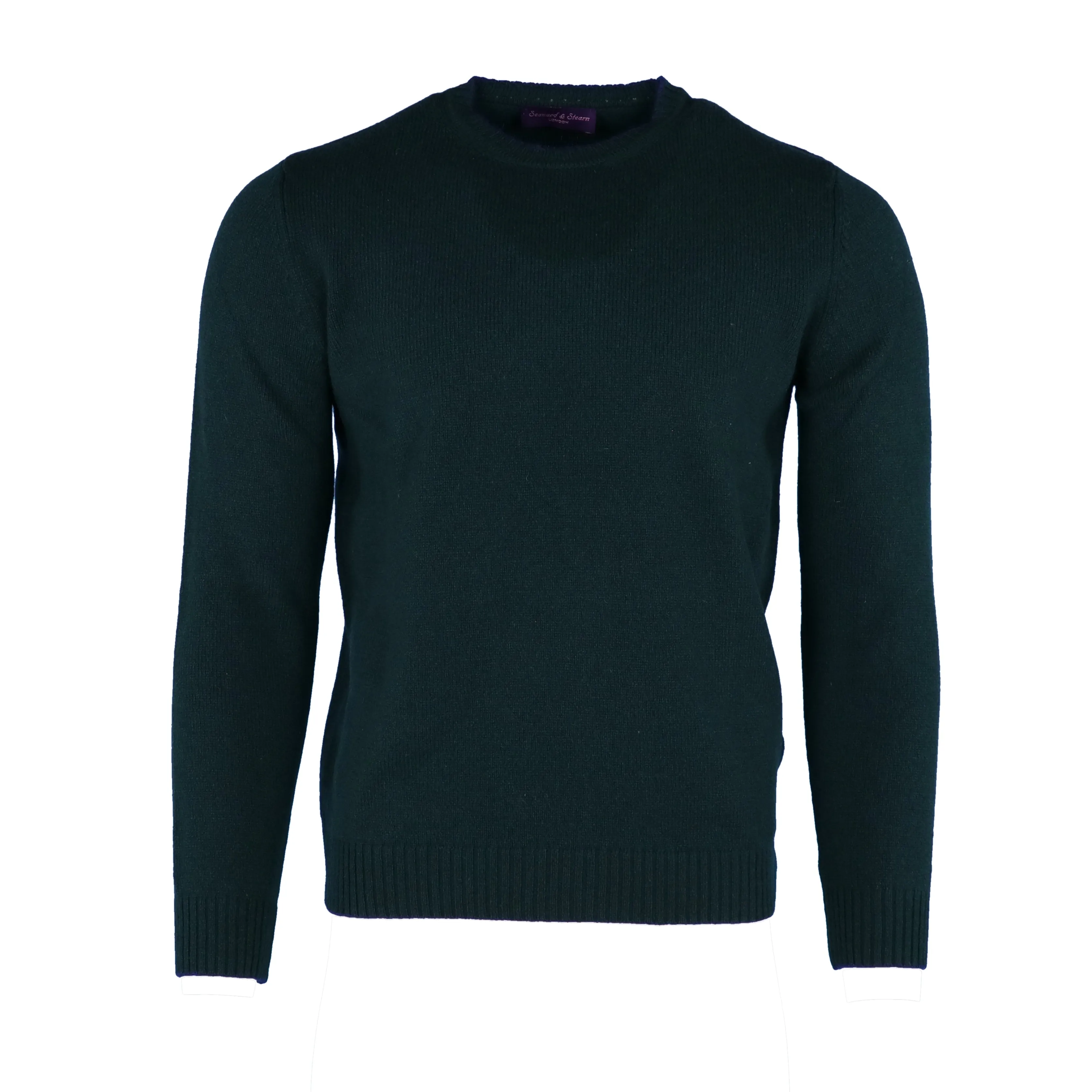 Seaward & Stearn Merino Crewneck Sweater in Emerald