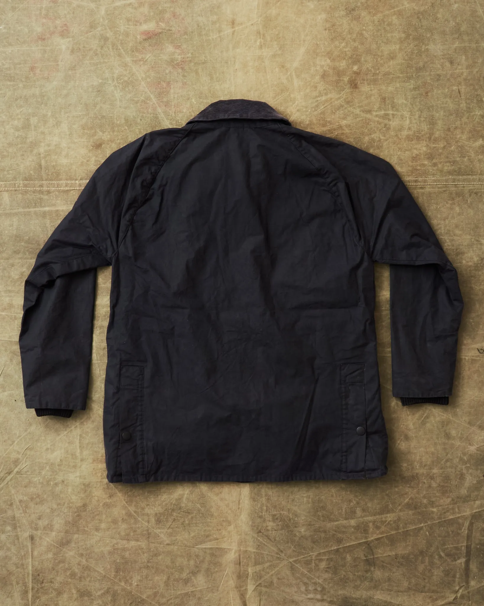 Second Hand Barbour Bedale Black Waxed Jacket Size C42 / 107 cm