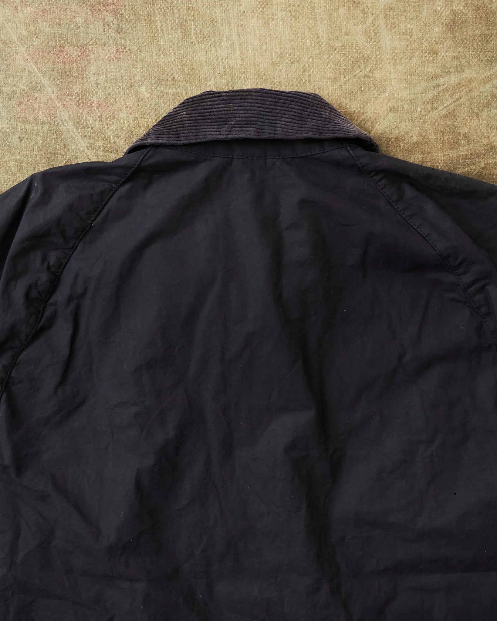 Second Hand Barbour Bedale Black Waxed Jacket Size C42 / 107 cm