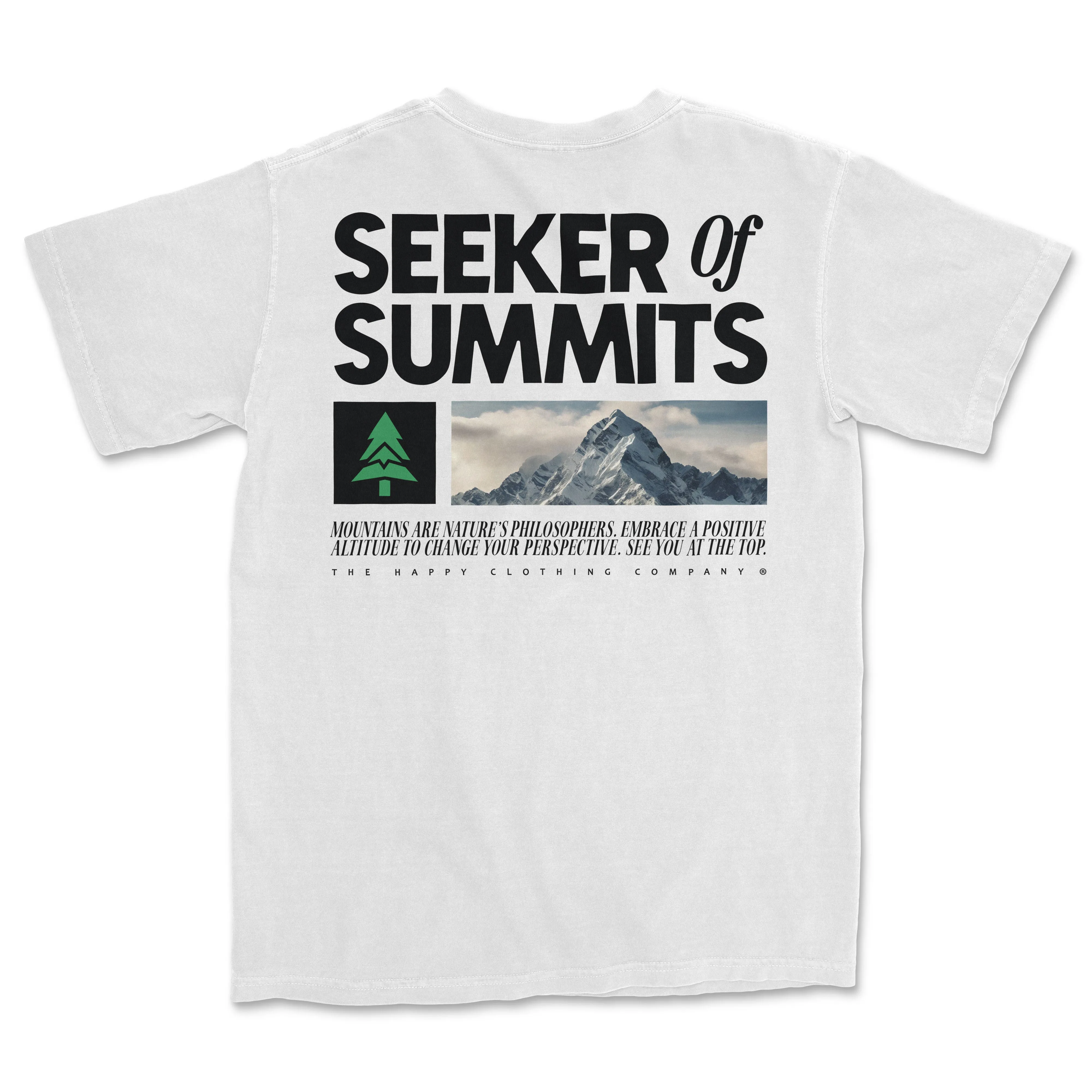 Seeker Of Summits Pigment-Dyed Pocket Tee