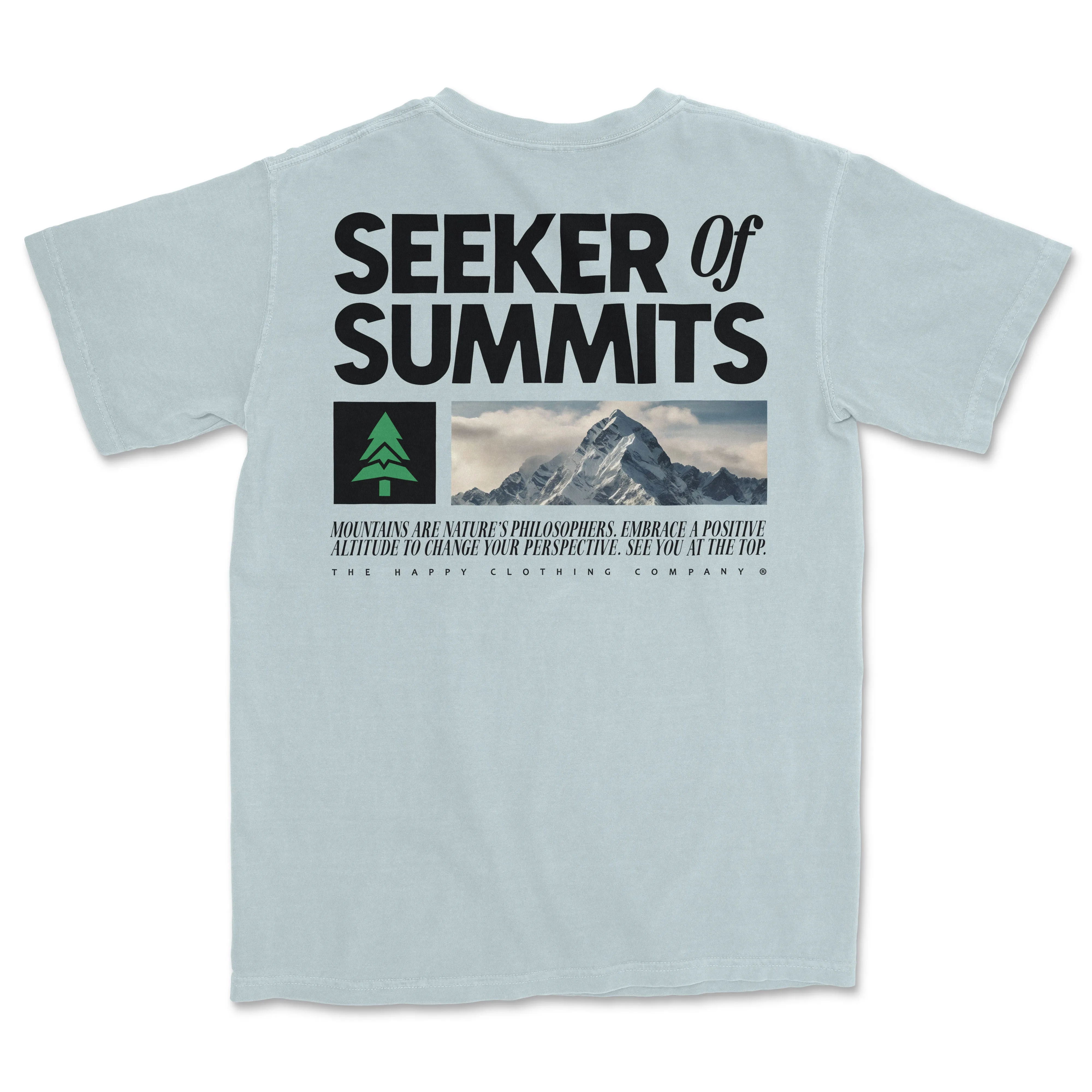 Seeker Of Summits Pigment-Dyed Pocket Tee