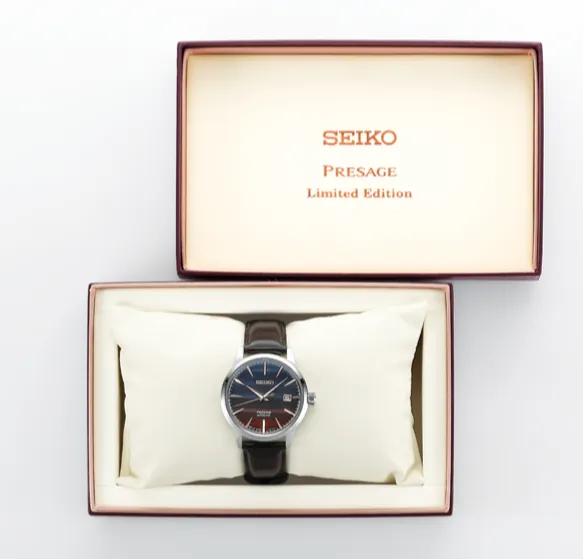 Seiko Presage Cocktail Time Series STAR BAR "Purple Sunset" Limited Edition SRPK75