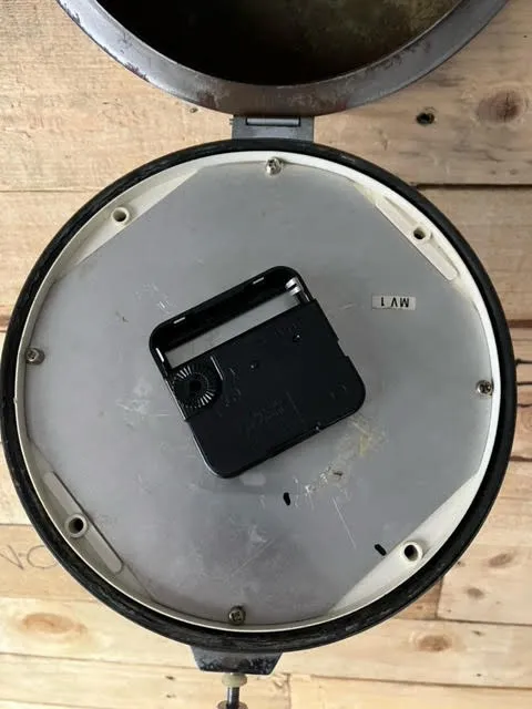 Seiko Salvaged Ships Radio Dial Clock Polished Marine Salvage