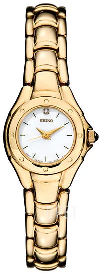 Seiko Women's SXGJ78 Diamond-Accent Mother of Pearl Watch