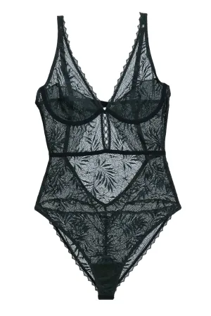 Selva Bodysuit - Olive/Black