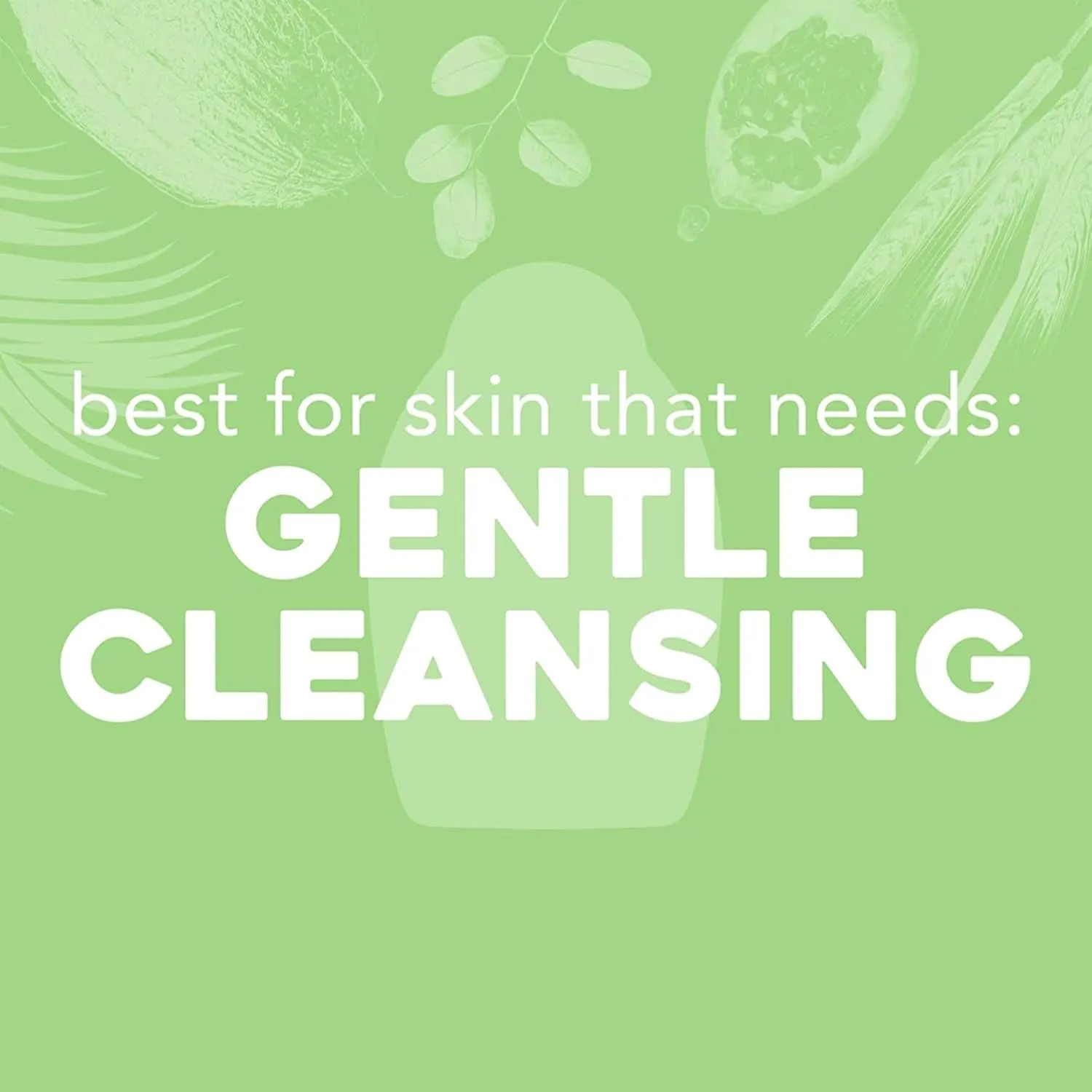 Sensitive   Pink Sea Salt & Rosewater Sulfate-Free Soothing Body Scrub with Healing Rose Quartz, Gentle Exfoliating Daily Body Wash to Soften & Smooth Skin, 19.5 Fl Oz