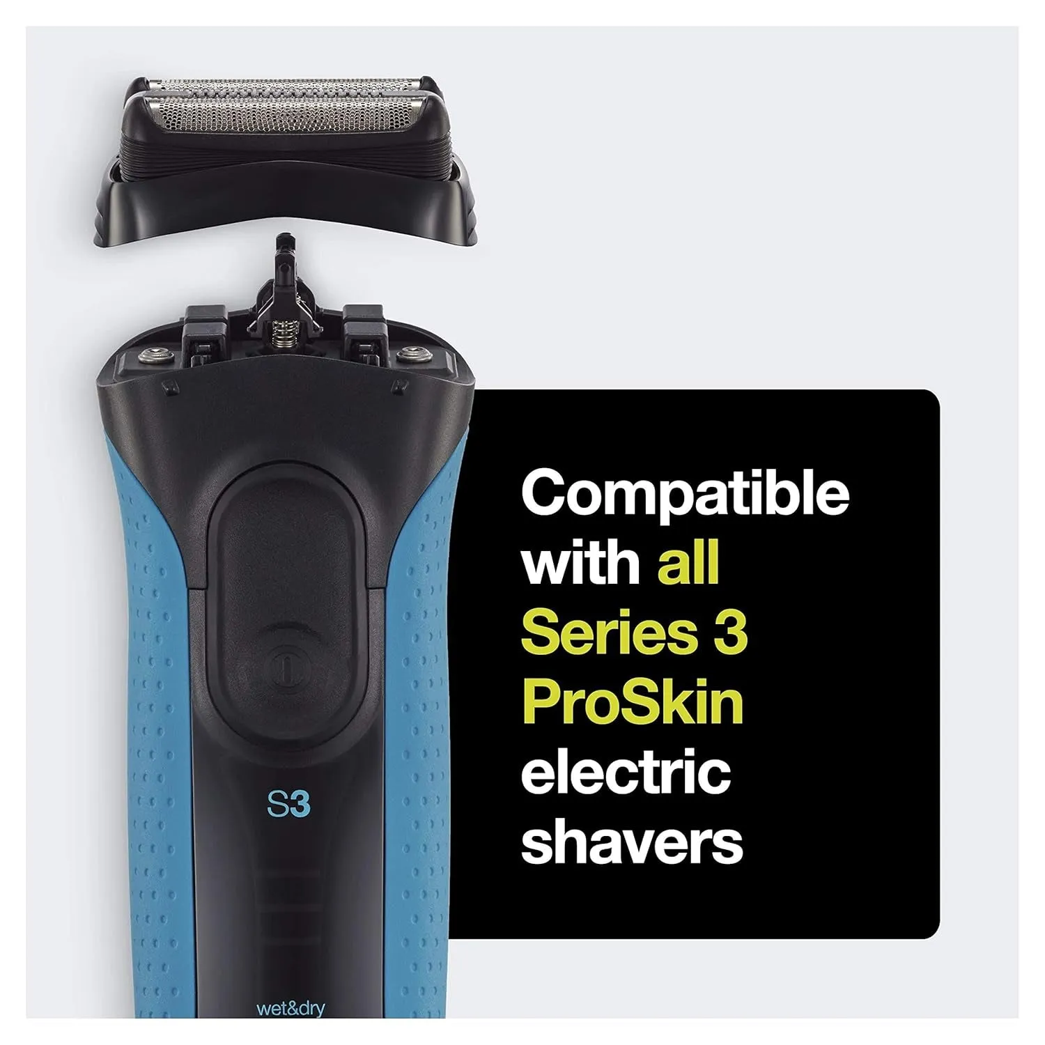 Series 3 Pro Skin Electric Shaver Replacement Head - 32B - Compatible with Electric Razors 3000S, 3010S, 3040S, 3050Cc, 3070Cc, 3080S, 3090Cc