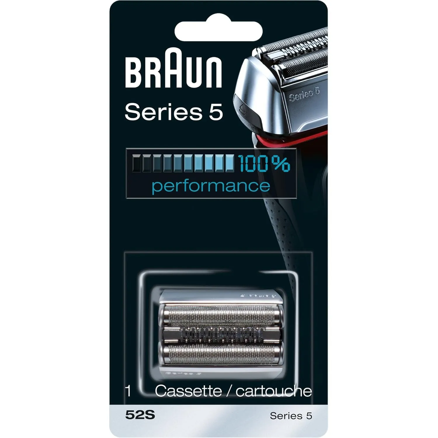Series 5 Electric Shaver Replacement Head -52S - Compatible with Electric Razors 5090/5190Cc, 5040/5140S, 5030S, 5147S, 5145S, 5195Cc, 5197Cc