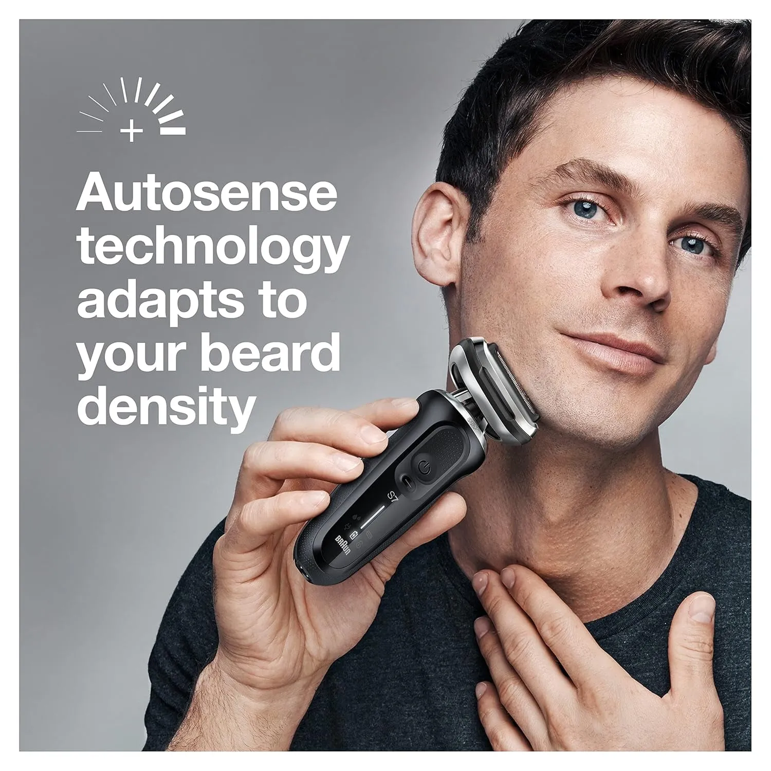 Series 7 7075Cc Electric Razor for Men with Smartcare Center, Beard Trimmer, Wet & Dry, Rechargeable, Cordless Foil Shaver, Black