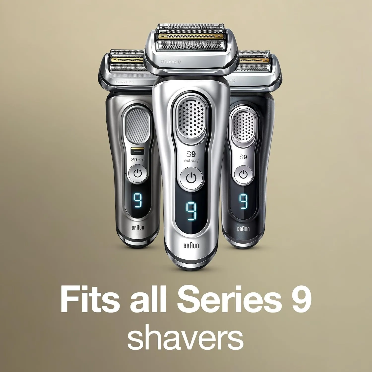Series 9 Electric Shaver Replacement Head - 92S - Compatible with All Series 9 Electric Razors 9290Cc, 9291Cc, 9370Cc, 9293S, 9385Cc, 9390Cc, 9330S, 9296Cc