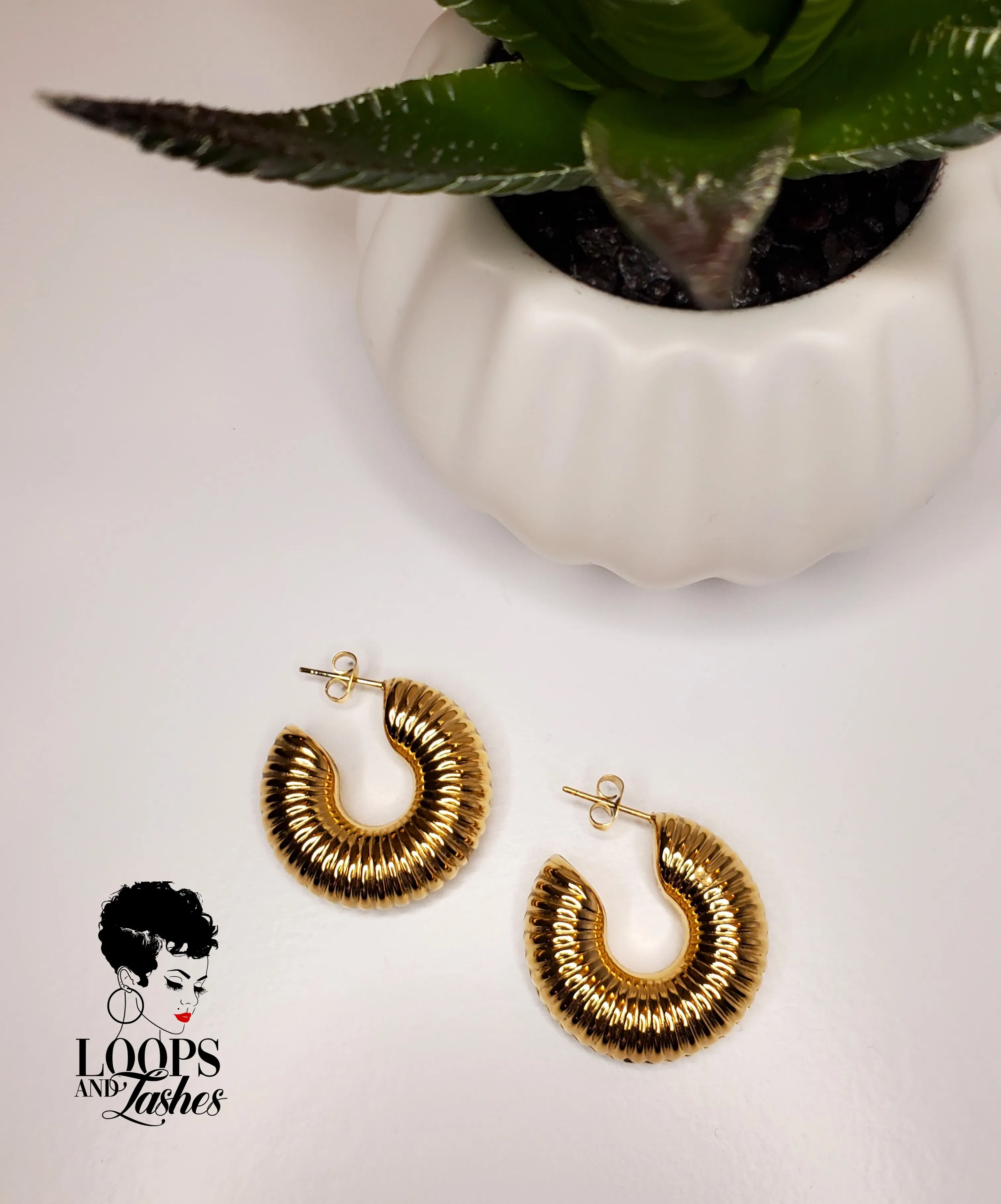 Shellby Hoop Earrings